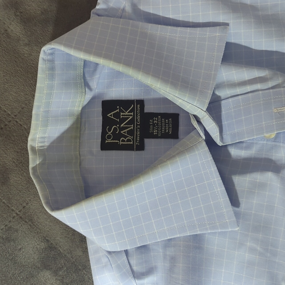 Jos. A. Bank Traveller's Collection, Slim fit 15.5-32